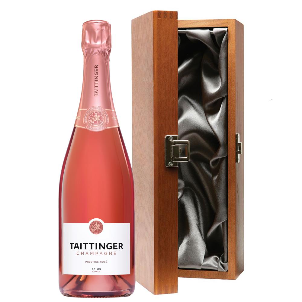 Taittinger Brut Prestige Rose NV Champagne 75cl in Luxury Gift Box